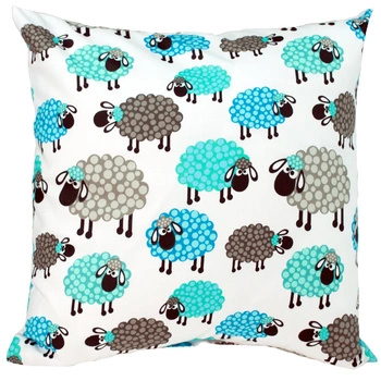 Poszewka bawełniana Owieczki na dobry sen 50x50