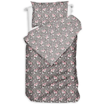 Pościel bawełniana Różyczki w szarości 140x200