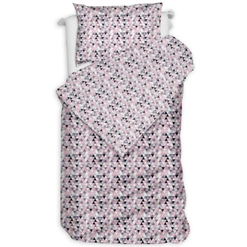 Pościel bawełniana Mozaika różowa 140x200