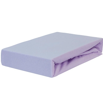 Prześcieradło jersey z gumką wrzosowe 60x120