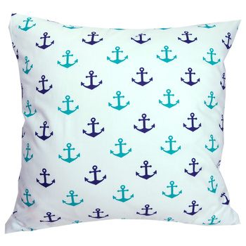 Poszewka bawełniana Kotwice 45x45