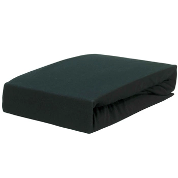 Prześcieradło jersey z gumką czarne 70x140