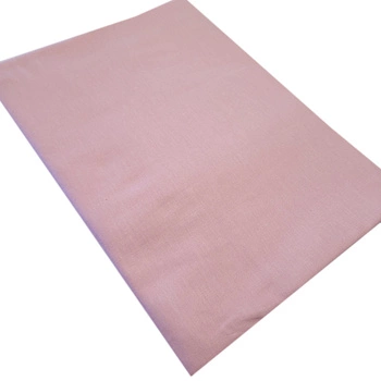 Prześcieradło bawełniane bez gumki Brudny róż 200x200