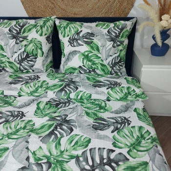 Pościel z kory Zielone liście 160x200