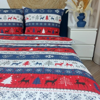 Pościel z kory Renifery 160x200