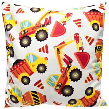 Poszewka bawełniana Maszyny budowlane 45x45