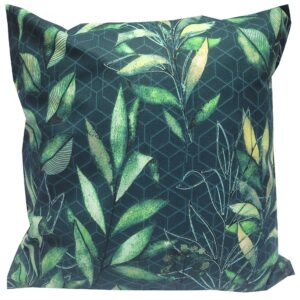 Poszewka bawełniana liście emerald od Tulisen